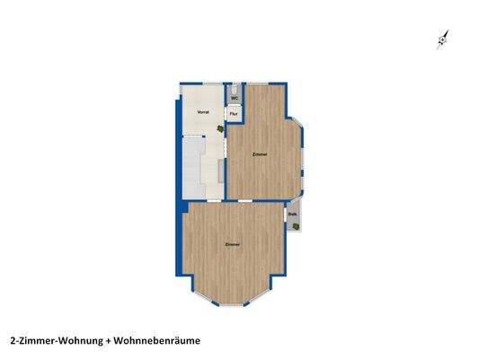 Grundriss 2. Erdgeschoss