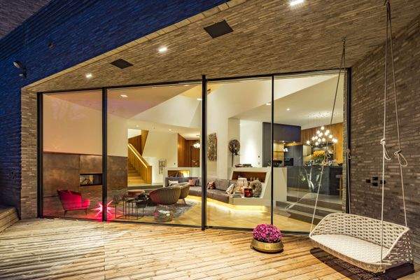 Blick in den Wohnbereich.