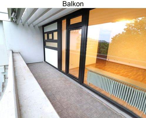 Großer Balkon