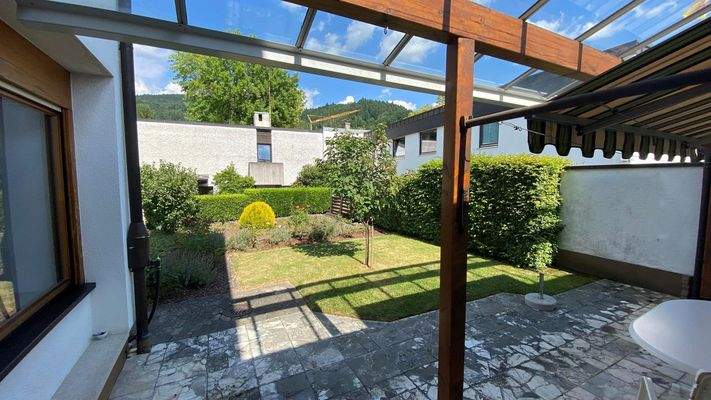 Überdachte Terrasse