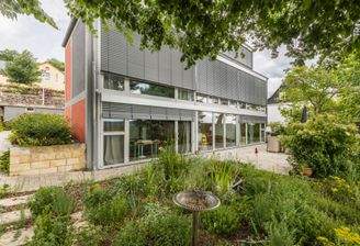 Blick aus dem Garten