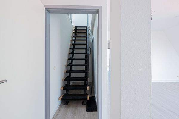 Treppe zum Schlafzimmer