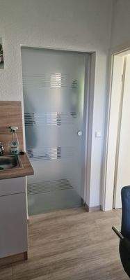 Schiebetür vom Flur zur Küche
