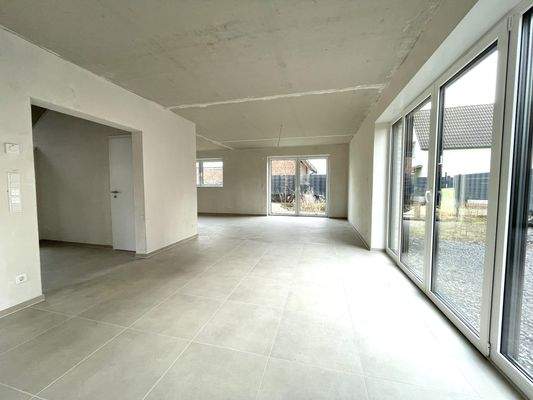 Wohn-/ Essbereich, Baustand 01.2026