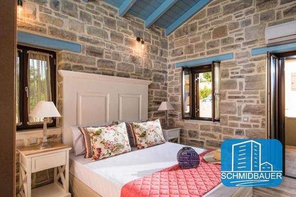 Kreta, Sivas: Schönes Steinhaus mit Gemeinschaftspool zu verkaufen