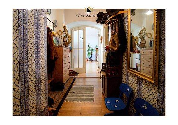 Verbindung zum Kaminzimmer mit Terrasse