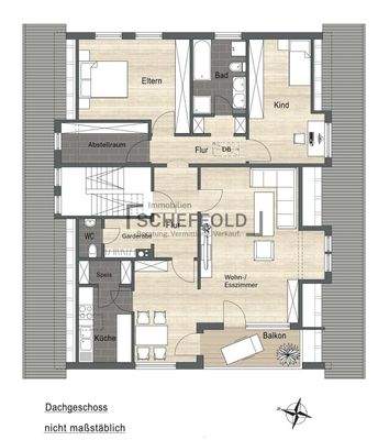 Grundriss Dachgeschoss