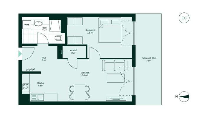 Komfortable Eigentumswohnung