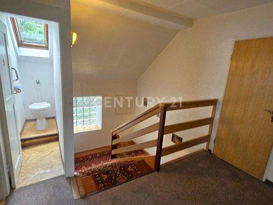 Zusätzliches Gäste WC im Obergeschoss 