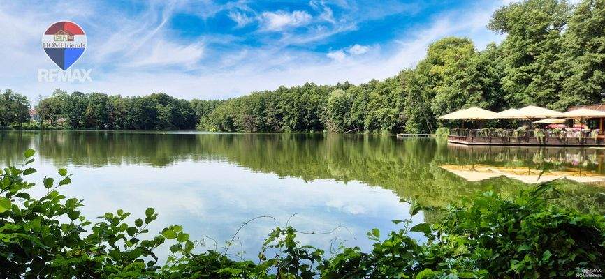 Boddensee mit Restaurant