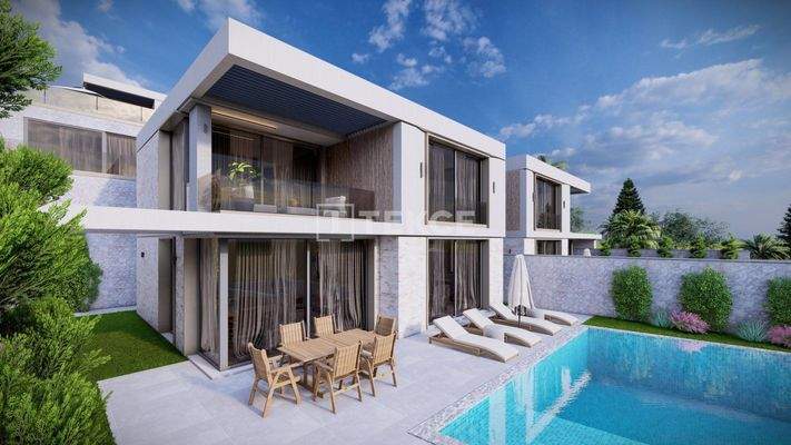 2-Bedroom Houses with Indoor and Outdoor Pools in Kalkan Antalya