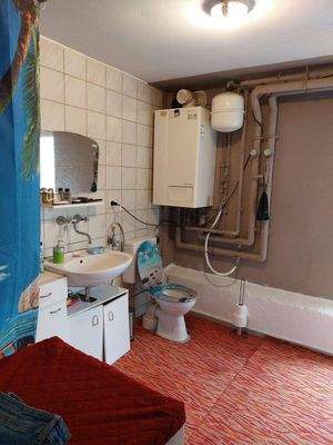 Duschbad mit Zugang zur Terrasse