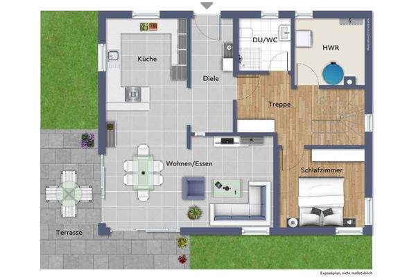 Grundriss Erdgeschoss