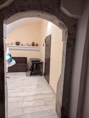 Treppenhaus vom Hof aus