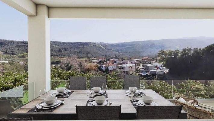 Kreta, Drakona: Neubau-Projekt! Einfamilienhaus mit Pool zu verkaufen