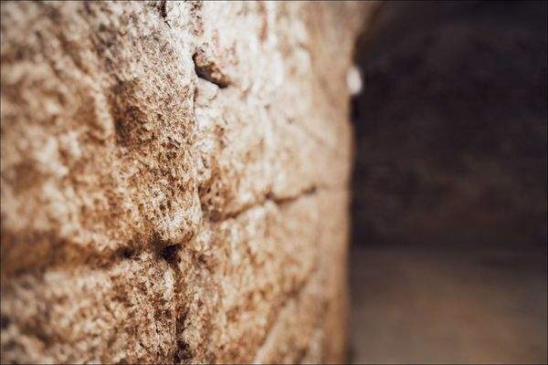 Deteilaufnahme Gemäuer