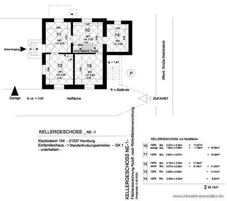 Grundriss Kellergeschoss