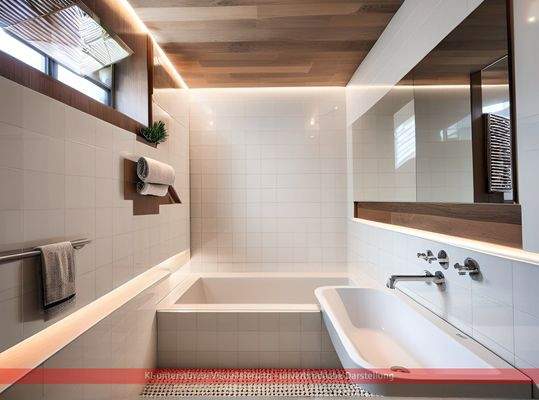 Badezimmer visualisiert