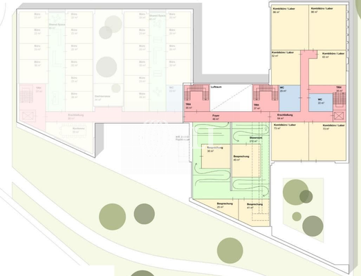 Grundriss 1. Obergeschoss