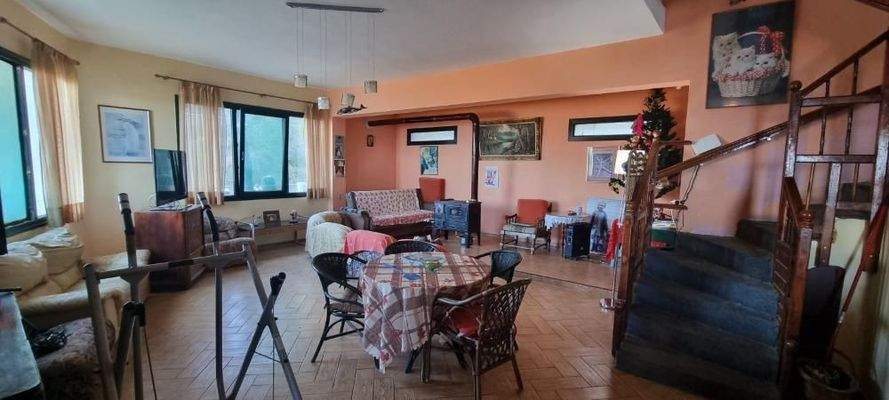 Kreta, Agia Pelagia: Freistehendes Haus mit traumhaftem Meerblick zu verkaufen