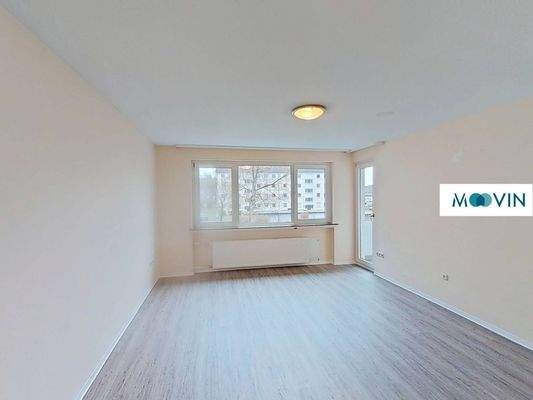 Ansicht I: Wohn- und Esszimmer