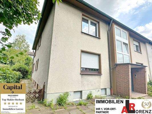 als Doppelhaushälfte.