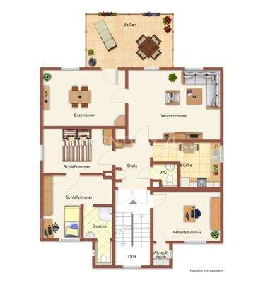 Grundriss 1. Obergeschoss