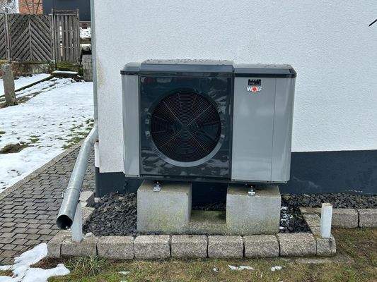 erneuerte Wärmepumpe 