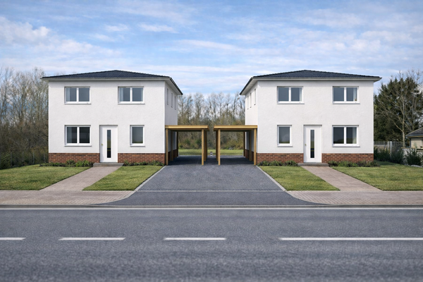 Mögliche Bebauung mit 2 Einfamilienhäusern