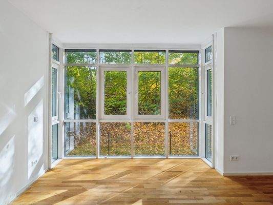 Wohnbereich Fensterfront