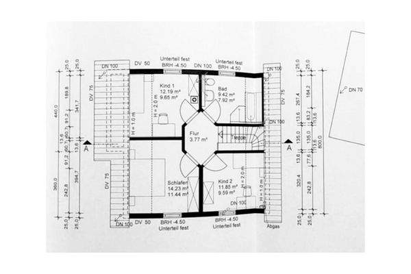 Grundriss Skizze 1.OG