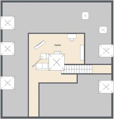 Grundriss Galerie