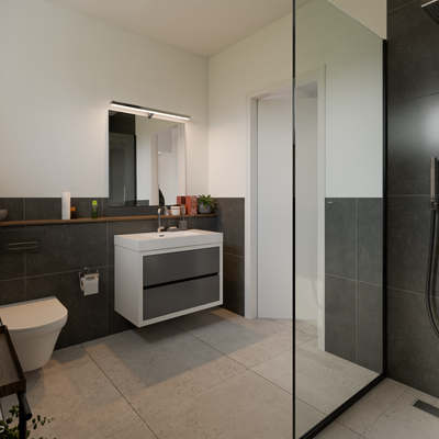 Badezimmer-Visualisiert