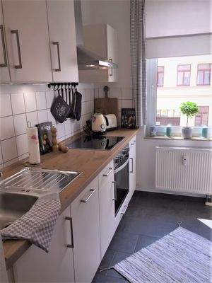 Voll ausgestattete Küche