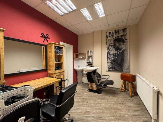 separater Friseurbereich