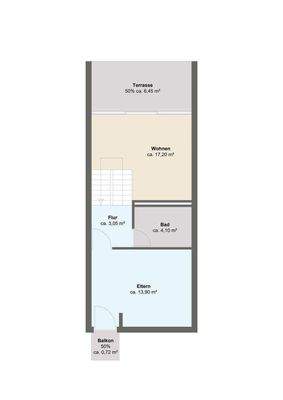 Grundriss 2,5 OG + DG