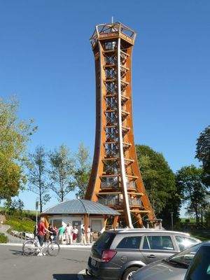 Aussichtsturm bei Schloß Burgk