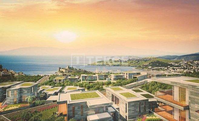 Smart Home Apartments with Castle View in Bodrum