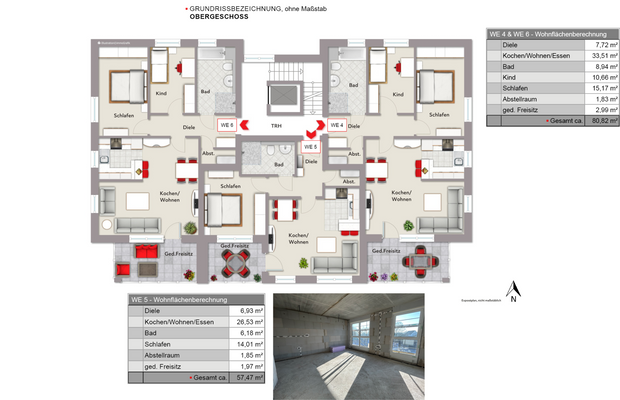 Grundriss Obergeschoss