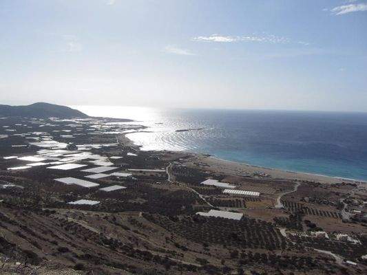 Kreta, Phalasarna: Fantastisches Grundstück mit Meerblick zu verkaufen