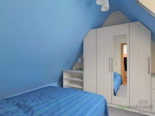 Blick ins Schlafzimmer