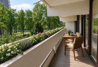 Balkon - Einrichtungsbeispiel