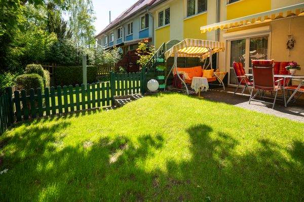 Blick aufs Haus vom Garten aus