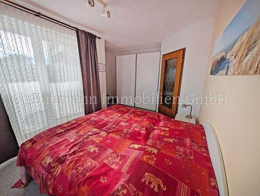 Schlafzimmer mit Balkon