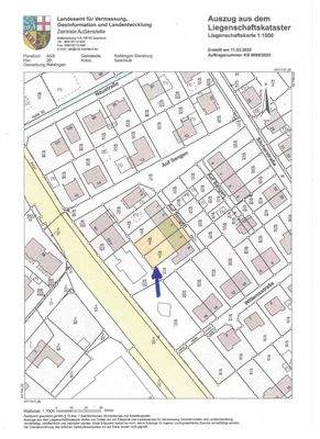 Flurkarte Auf Sangen 3+4