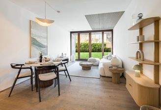 Livingbereich mit Gartenblick 