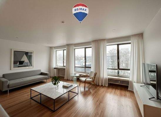 Wohn- und Schlafbereich - Virtuell möbliert