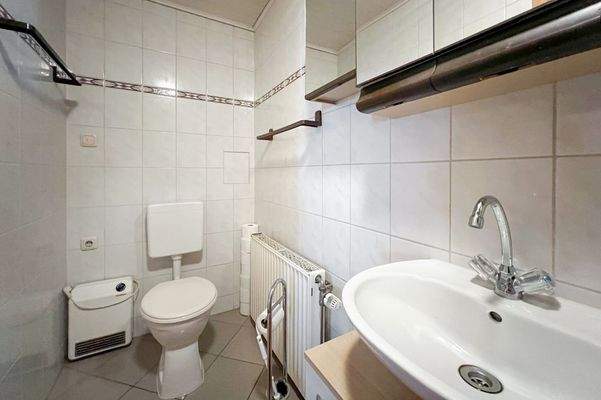 Innenliegendes Duschbad im Erdgeschoss