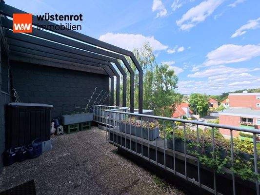 Nordöstliche Dachterrasse