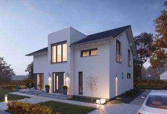 Eingangsereich früher Abend